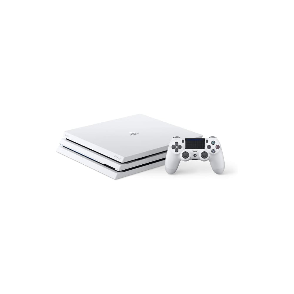 Sony PlayStation PS4 Pro - 1TB, White & Black.
